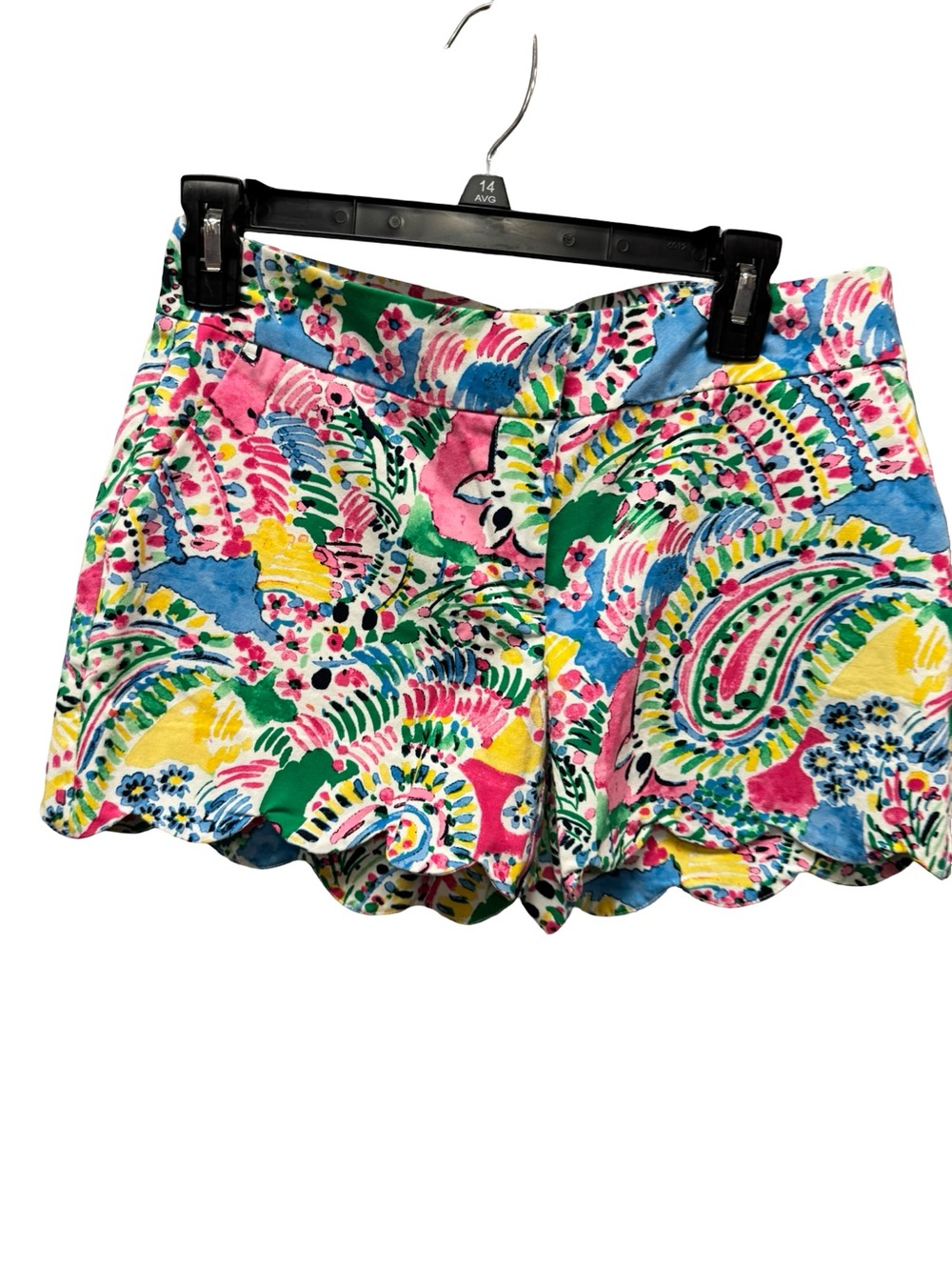 1069 / Crown & Ivy Shelby Floral Paisley Scalloped Shorts Women’s Size 4